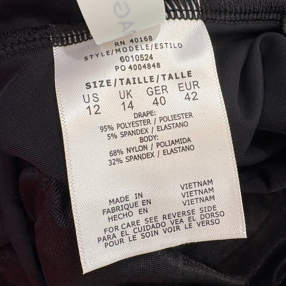 Magicsuit by Miraclesuit Jill Neon Nature Swimsuit 1-PC Black Multi Size 12 NEW - Picture 10 of 10